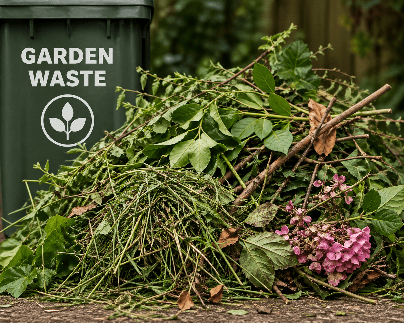 Garden waste removal in Enfield — professional collection of grass cuttings, branches, soil and garden rubbish