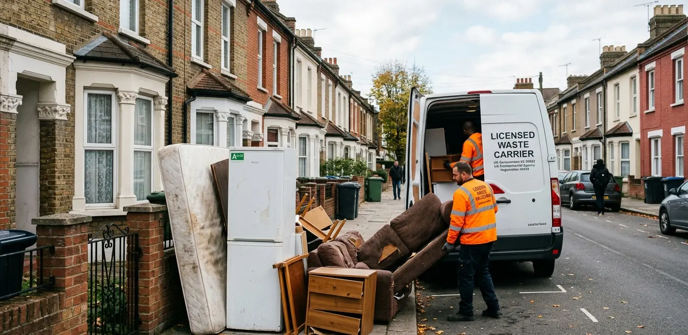 Garden waste removal in Kensington & Chelsea — professional collection of grass cuttings, branches, soil and garden rubbish