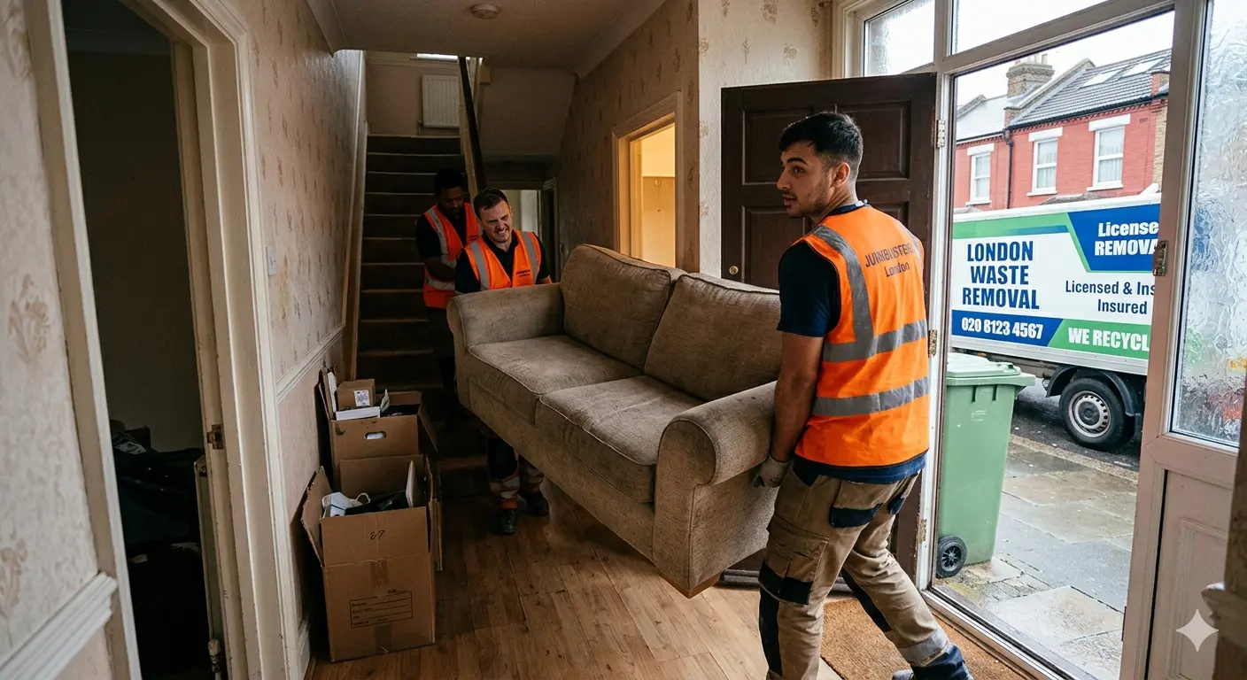 Sofa removal service in Kensington & Chelsea — professional collection of sofas and upholstered furniture